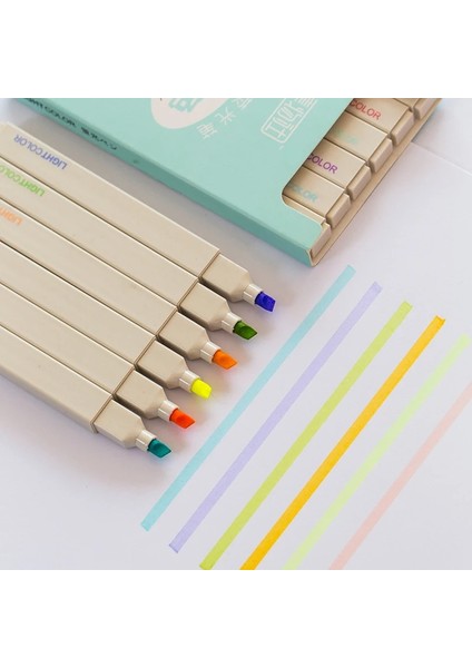 Morandi Renk Seti Stili Oft Fırça Ucu Renkli Fosforlu Marker Kalem Seti Su Bazlı Mürekkep Morandi Pastel Kalemler Çizim Boyama Dergisi Okul F349 (Yurt Dışından) modelleri