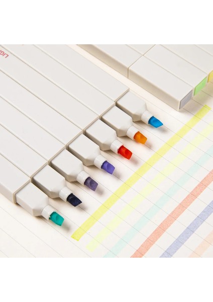 Morandi Renk Seti Stili Oft Fırça Ucu Renkli Fosforlu Marker Kalem Seti Su Bazlı Mürekkep Morandi Pastel Kalemler Çizim Boyama Dergisi Okul F349 (Yurt Dışından) indirimleri