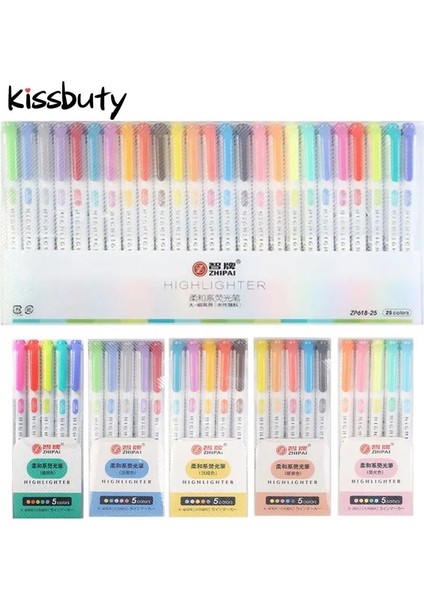 10 Renk-Ce Stili 25 Renk Çift Kafa Fosforlu Kalem Hafif Renkler Floresan Fosforlu Kalemler Sanat Marker Okul ve Ofis Sanat Kırtasiye Tedarik (Yurt Dışından) fırsatları