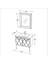 Cosmos 90 cm Matt Anthracite Banyo Dolabı 4