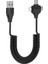 Sanec Spiral Tasarımlı Micro, Type-C ve Lightning To USB 3'ü 1 Arada Şarj Kablosu 1 Metre - Oto Şarj Kablosu 1