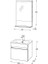 Tome 50 cm Banyo Dolabı Renk Mat Gri 5