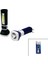 2IN1 1W + COB LED FİŞ ŞARJLI EL FENERİ (3791) 1
