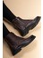 Unisex Fermuarlı Bot 0012695MAT Siyah 5