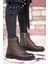 Unisex Fermuarlı Bot 0012695KAHVERENGI 5
