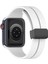 Apple Watch 9 Manyetik Tokalı Silikon Kordon Kayış 1