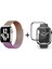 Apple Watch 8 45MM Için Metal Mıknatıslı Kordon Kayış + Ekran Koruma Filmi - FC157 1