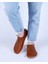 Bayan Taba Oxford Stil Barefoot Ayakkabı, Taraklı Ayakkabı, 100% El Yapımı ve Napa Deri 2