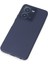 Vivo Y22S Kılıf Silinebilir Parmak İzi Tutmaz Soft Liquid Silikon - Lacivert 4