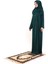 Ihvan Online Zümrüt Yeşili Tek Parça Pratik Başörtülü Robalı Namaz Elbisesi 8015 5