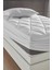 Relax Touch Çift Kişilik Yatak Koruyucu Uyku Pedi 150x200 cm – Ekstra Yumuşak Mikrofiber Silikon Elyaf, Beyaz Renk 1