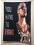 Fight Clup- You Have Fight Desenli Tasarım Duvar Halısı 1
