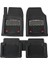 Seat Ibiza 1993-2002 Araca Uyumlu Krom Karbon Derin Havuzlu Siyah Oto Paspas Takımı 1