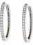 Starlight Diamond Tek Sıra Zirkon Taşlı Halka Tasarım 925 Ayar Gümüş Küpe 1