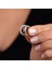 Starlight Diamond Zirkon Taşlı Mikro Halka Tasarım 925 Ayar Gümüş Küpe 3