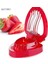 Kırmızı Stil Hızlı Çilek Kesici Dilimleme Meyve Oyma Araçları Salata Berry Kek Dekorasyon Kesici Mutfak Aletleri ve Aksesuarları (Yurt Dışından) 4