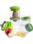 Yeşil Stil Çok Işlevli Dilimleme Patates Kızartması Sebze Kesici Patates Doğrayıcı Mutfak Gadget Hızlı Sebze Kesici Nicer Dicer Dropship (Yurt Dışından) 3