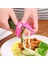 Kırmızı Stil 1 Adet Sebze Doğrayıcı Moda Mutfak Gadget Huni Sebze Salatalık Havuç Turp Salata Kesici Parçalama Bıçağı Spiral Cihaz (Yurt Dışından) 4