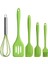 Yeşil Stil 5 Adet Mutfak Gereç Seti Silikon Kazıyıcı Yağ Fırçası Yumurta Çırpma Spatula Pişirme Gereçleri Çok Amaçlı Mutfak Kek Alet Seti (Yurt Dışından) 1