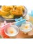 Gök Mavisi Tarzı Set Sevimli Yumurta Kazanı Plastik Yumurta Avcısı Seti Mutfak Yumurta Pişirici Araçları Kapaklı Yumurta Kalıbı Formu Fırçalı Gözleme Makinesi (Yurt Dışından) 3