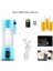 Mavi Stil Taşınabilir Blender USB Elektrikli Meyve Sıkacağı Makinesi El Smoothie Maker Mini Mutfak Robotu Kişisel Suyu Blender Fincan (Yurt Dışından) 1