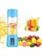 Yeşil Stil 8X8X23.5CM Taşınabilir Blender USB Mikser Elektrikli Meyve Sıkacağı Makinesi Smoothie Blender Mini Mutfak Robotu Kişisel Blender Fincan Suyu Karıştırıcıları (Yurt Dışından) 3