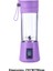 Mor Tarzı Taşınabilir Blender USB Mikser Elektrikli Meyve Sıkacağı Makinesi Smoothie Blender Mini Mutfak Robotu Kişisel Blender Meyve Suyu Karıştırıcıları (Yurt Dışından) 1
