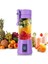Mor Tarzı Taşınabilir Blender USB Mikser Elektrikli Meyve Sıkacağı Makinesi Smoothie Blender Mini Mutfak Robotu Kişisel Blender Meyve Suyu Karıştırıcıları (Yurt Dışından) 4