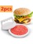 No.1 Tarzı 2 Adet Hamburger Presi Mutfak Hamburger Izgara Barbekü Burger Kalıp Araçları Yuvarlak Şekil Et Sığır Eti Makinesi Patty Kalıp Basın Kanatlı Araçları (Yurt Dışından) 5