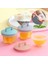 4 Adet Yeşil Stil Set Sevimli Yumurta Kazanı Plastik Yumurta Avcısı Seti Mutfak Yumurta Pişirici Araçları Kapaklı Yumurta Kalıbı Formu Fırçalı Gözleme Makinesi (Yurt Dışından) 3