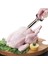 Gümüş Tarzı 2 Oz Büyük Kapasiteli Et Enjektörü Paslanmaz Çelik Şırınga Kiti, 3 Profesyonel Marinade Şırınga Iğneli Türkiye Baharatı (Yurt Dışından) 2