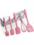 Pembe Stil 5 Adet Mutfak Gereç Seti Silikon Kazıyıcı Yağ Fırçası Yumurta Çırpma Spatula Pişirme Gereçleri Çok Amaçlı Mutfak Kek Alet Seti (Yurt Dışından) 5