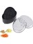 Black Slicer Cheese Grater Vegetables Stainless Steel Oval Box Container Grater (Yurt Dışından) 4