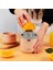 Açık Sarı Stil 400ML Taşınabilir Mini Manuel Sıkacağı Narenciye Portakal Narenciye Sıkacağı Için Limon Meyve Çocuk Sağlıklı Vitamer Hayat Sıkacağı Makinesi Makinesi (Yurt Dışından) 2