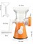 Turuncu Tarzı Çok Işlevli Güçlü Kıyma Makinesi Çok Işlevli Manuel Gıda Kesici Işlemci Blender Manuel Kıyma Makinesi Aletler Kıyıcı (Yurt Dışından) 5