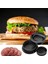 Burger Basın 12.5cm Mutfak Burger Presi Hamburger Makinesi Hamburger Kalıp Pişirme Hamburger Kağıt Diskler Abs Kombinasyon Seti Burger Et Yapma Aracı (Yurt Dışından) 1