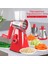 Beyaz Stil Sebze Dilimleyici Manuel Mutfak Aksesuarları Rende Sebze Doğrayıcı Yuvarlak Kesici Patates Spiralizer Ev Gadget Aracı (Yurt Dışından) 2