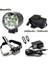 Lamba 6400 Kafa Bandı Stili Wasafire 7000LM 5* Xml T6 LED Bisiklet Işık Bisiklet Kafa Lambası Bisiklet Far Mtb Ön Işık + Pil Paketi + 8.4V Şarj Cihazı (Yurt Dışından) 2