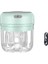 Yeşil 250ML Tarzı 250ML Mini Elektrikli Sarımsak Değirmeni Taşınabilir Gıda Basın Kıyma Baharat Ezici Baharat Doğrayıcı Mutfak Aksesuarları (Yurt Dışından) 1