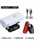 Beyaz Set Stili USB Şarj Edilebilir Lamba Bisiklet Işık Seti Mtb Yol Bisikleti Ön Işık LED Bisiklet El Feneri Su Geçirmez Fener Far Arka Lambası (Yurt Dışından) 1