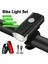 Beyaz Set Stili USB Şarj Edilebilir Lamba Bisiklet Işık Seti Mtb Yol Bisikleti Ön Işık LED Bisiklet El Feneri Su Geçirmez Fener Far Arka Lambası (Yurt Dışından) 4