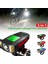 Kırmızı-A Tarzı 3 1 USB Bisiklet El Feneri 5 LED Bisiklet Bilgisayarıhorn Bisiklet Ön Işık Ipx4 Su Geçirmez Far Kilometre Sayacı Bisiklet Aksesuarları (Yurt Dışından) 2
