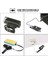 Mavi Nadir Işık Stili Bisiklet Işığı Bisiklet Işığı USB LED Şarj Edilebilir Set Dağ Bisikleti Ön Arka Far Lambası El Feneri Bisiklet Işığı Ön Arka (Yurt Dışından) 4