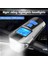 Deluxe Gümüş-Siyah Stili Bisiklet Ön Işık El Feneri Bisiklet Kilometre Bilgisayarı ile LCD Bisiklet Işık USB Şarj Edilebilir Bisiklet Kafa Işık Korna Su Geçirmez (Yurt Dışından) 3