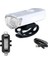 Beyaz Set Beyaz Stil USB Şarj Edilebilir Bisiklet Işık LED Dağ Bisikleti Ön Işık Arka Arka Lamba Su Geçirmez El Feneri Bisiklet Far Uyarı Lambası (Yurt Dışından) 1