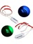 Beyaz Stil Bisiklet Dekoratif Arka Lambası Greenblue Bisiklet Işıkları Şerit Işığı 70 LED Tekerlek Güvenlik Uyarı Işığı Bisiklet Arka Lambası (Yurt Dışından) 3