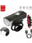 Siyah Set 2 Tarzı Bisiklet Işığı USB Şarj Edilebilir 300 Lümen 3 Mod Bisiklet Lamba Işığı Ön Far Bisiklet Bisiklet LED El Feneri Fener Kuyruk Işığı (Yurt Dışından) 2