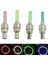 Yeşil Stil LED Neon Işık Valfi Kök Cap Bisiklet Bisiklet Araba Motosiklet Tekerleği Lastik Lamba Vana Lastik Işık Bisiklet Aksesuarları Pil Olmadan (Yurt Dışından) 4