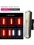 5 Kırmızı Beyaz Stil 120 Lümen USB Şarj Edilebilir Ön Arka Bisiklet Işık Lityum Pil LED Bisiklet Arka Lambası Bisiklet Kask Işık Lamba Montaj Bisiklet (Yurt Dışından) 1