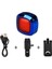 No.7 Tarzı 16 LED Bisiklet Akıllı Fren Lambaları USB Şarj Edilebilir 5 Modlu Güvenlik Uyarı Işığı Motosiklet Kask Lambası Bisiklet Arka Lambası 2020 (Yurt Dışından) 5